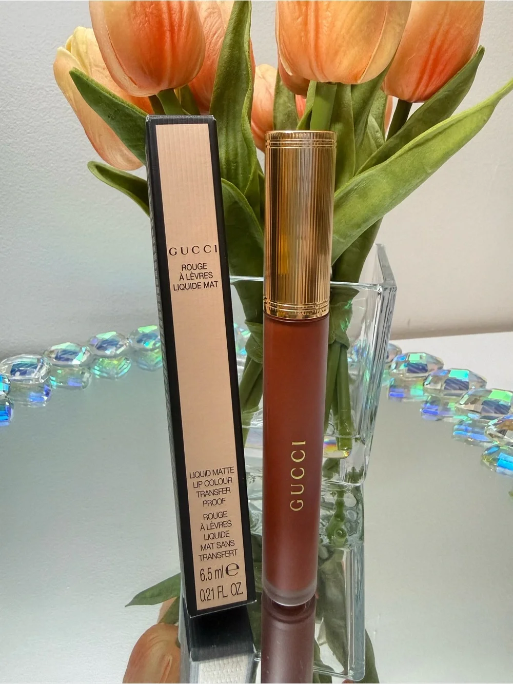 Gucci Women NEW Janet Rust 505 Matte Liquid Lipstick Designer Beauty